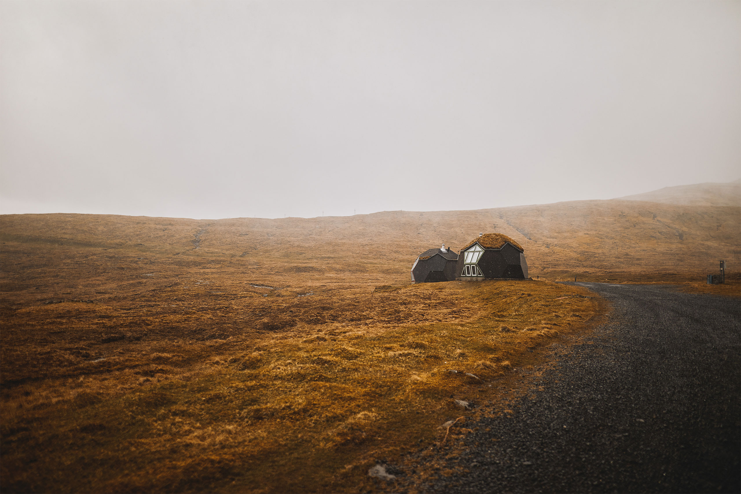 Easydomes at the Faroer Islands by Ole Vanggaard and Kári Thomsen