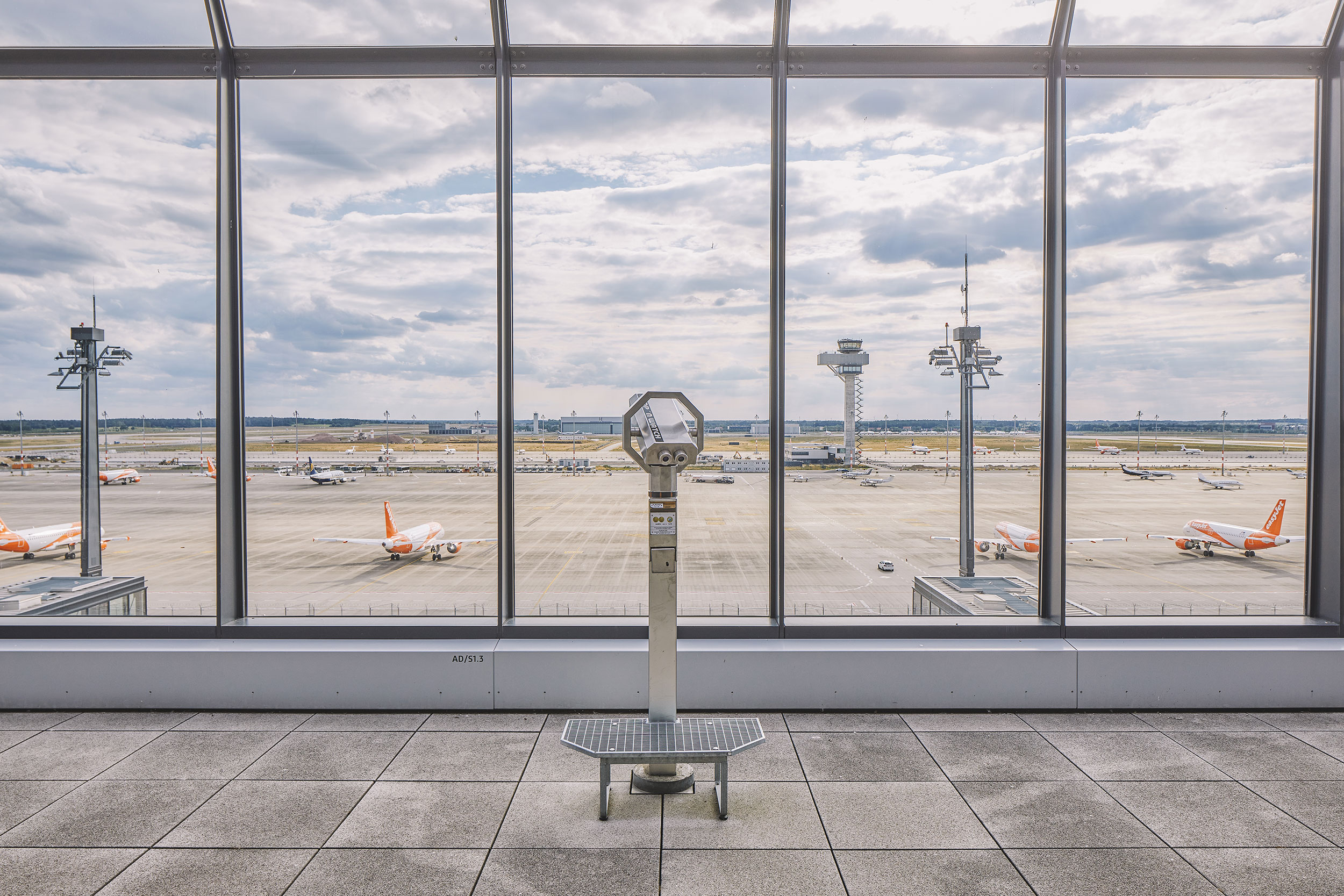 Visitors' terrace, Aiport Berlin Brandenburg
