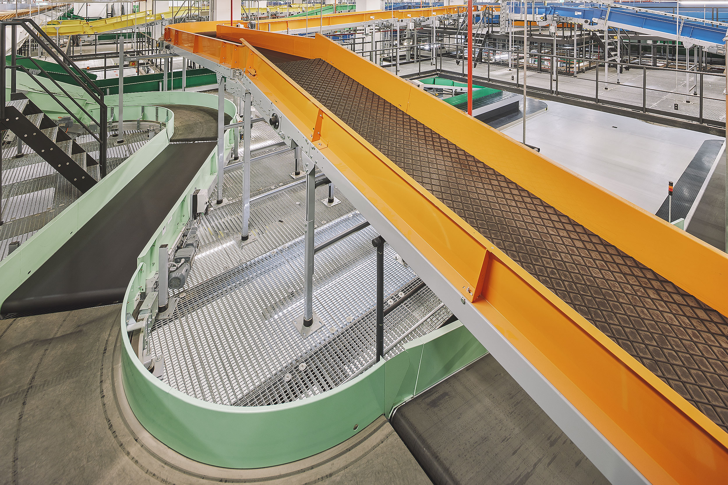 Baggage conveyor system, Aiport Berlin Brandenburg