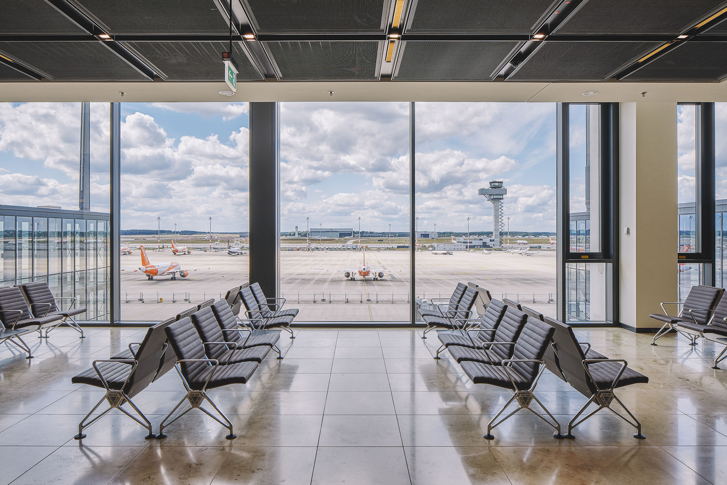 Waiting area gate, Aiport Berlin Brandenburg