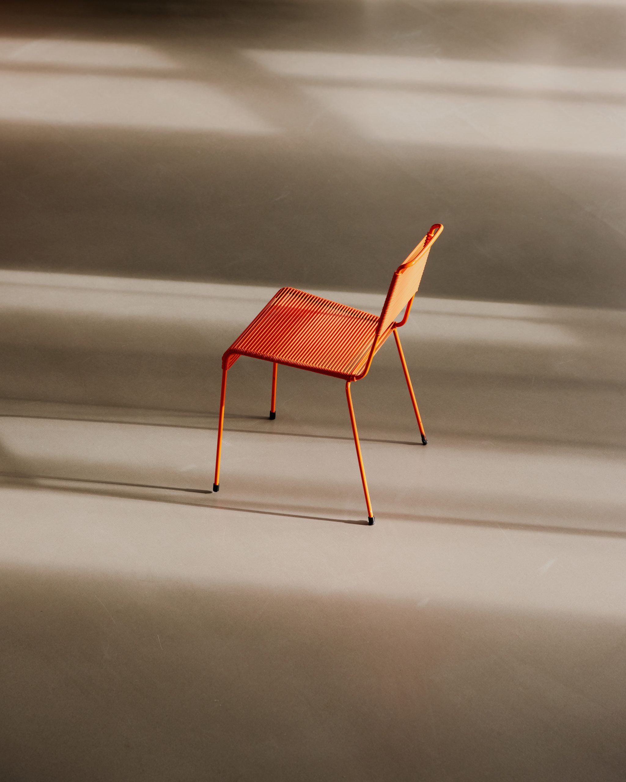 orange chair