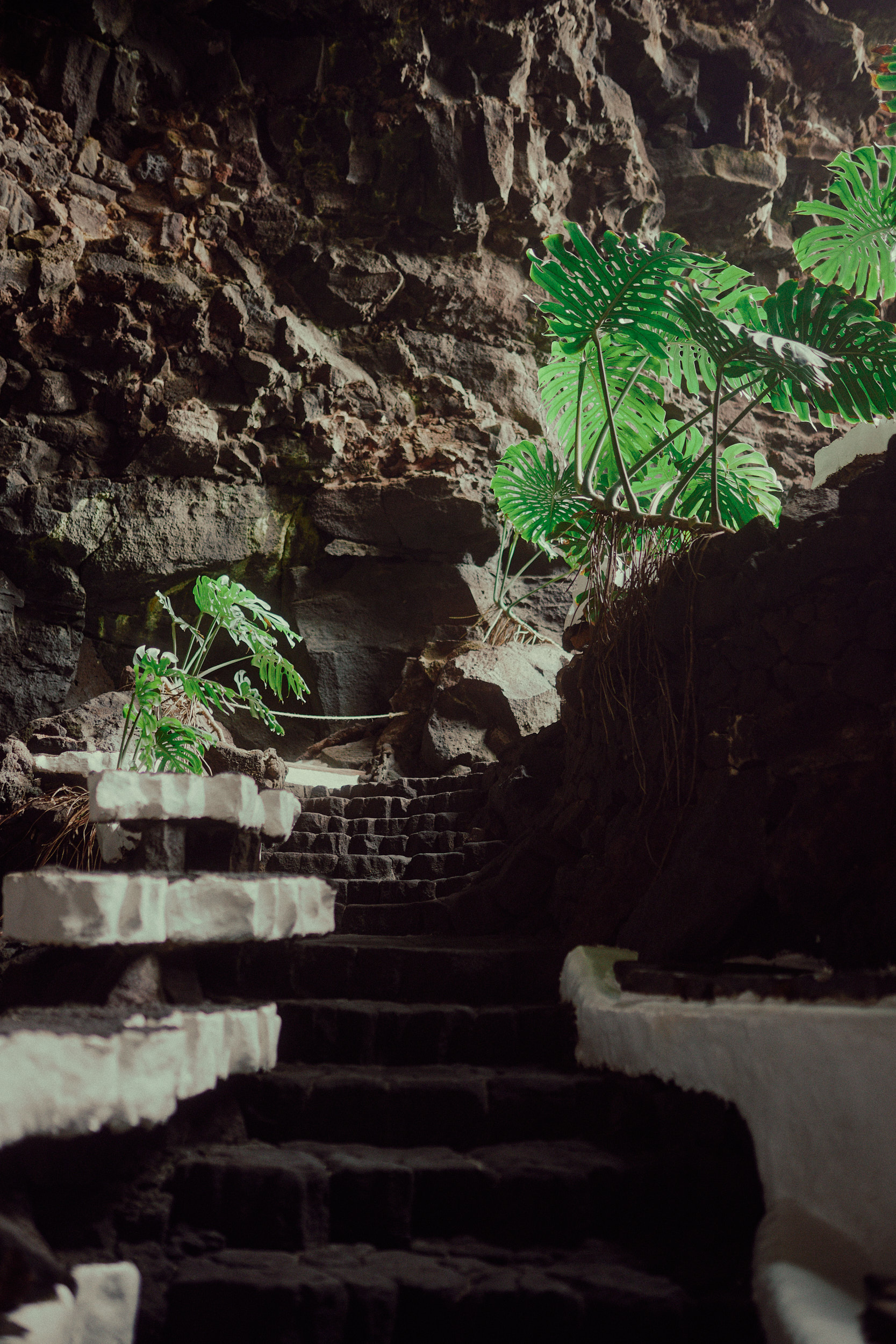 The stunning architecture of Jameos del Agua, Lanzarote, by César Manrique.