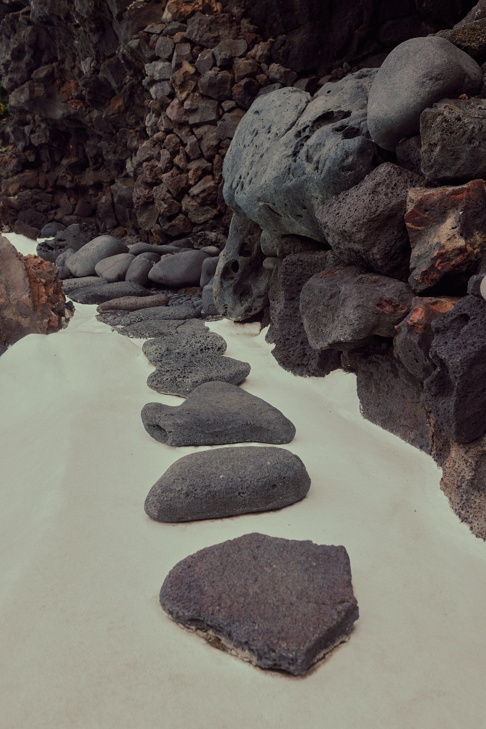 César Manrique's artwork blending nature and architecture at Jameos del Agua