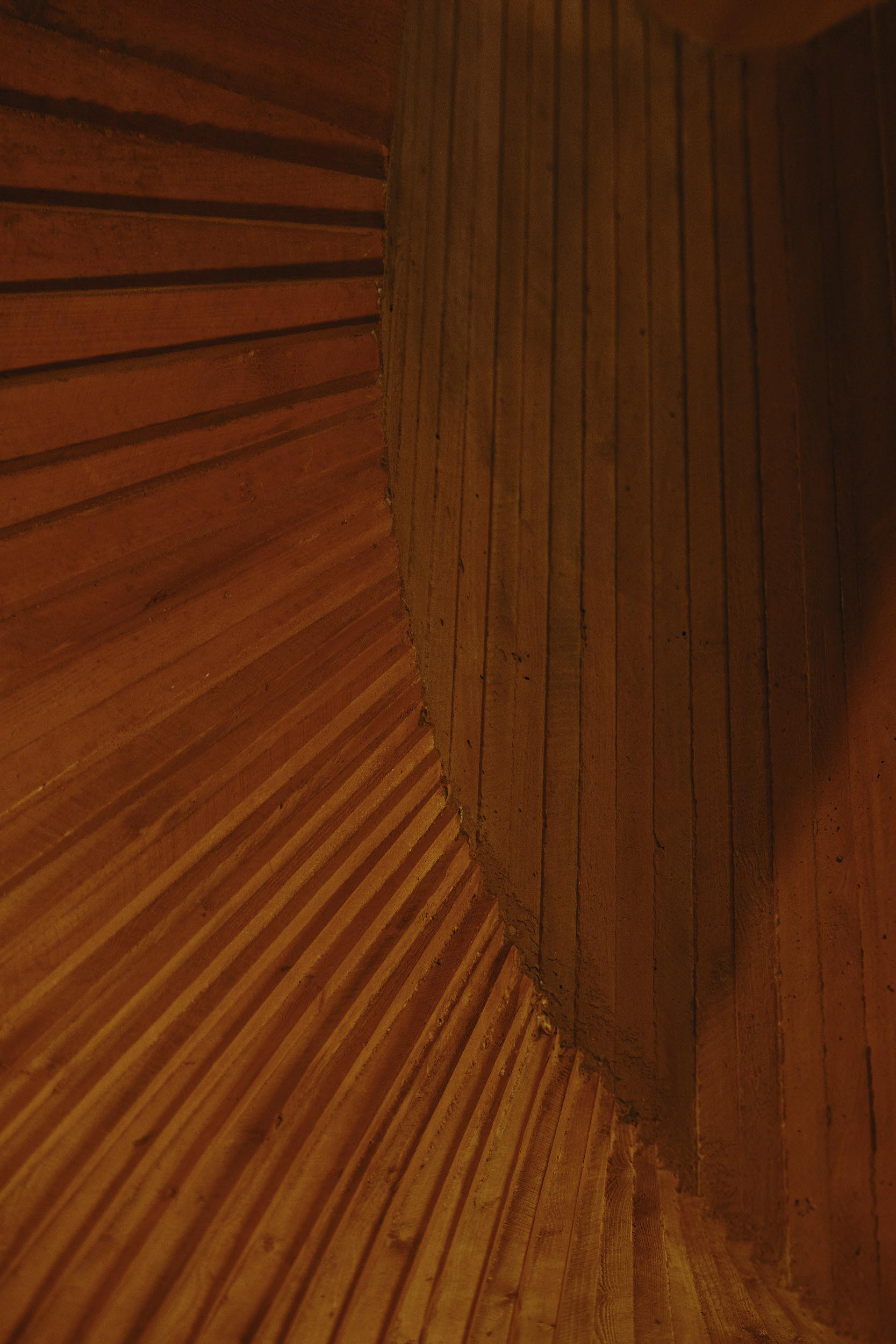 Nahaufnahme der Terrazzo-Stufen im Treppenhaus des Museum Küppersmühle, fotografiert von David Altrath.