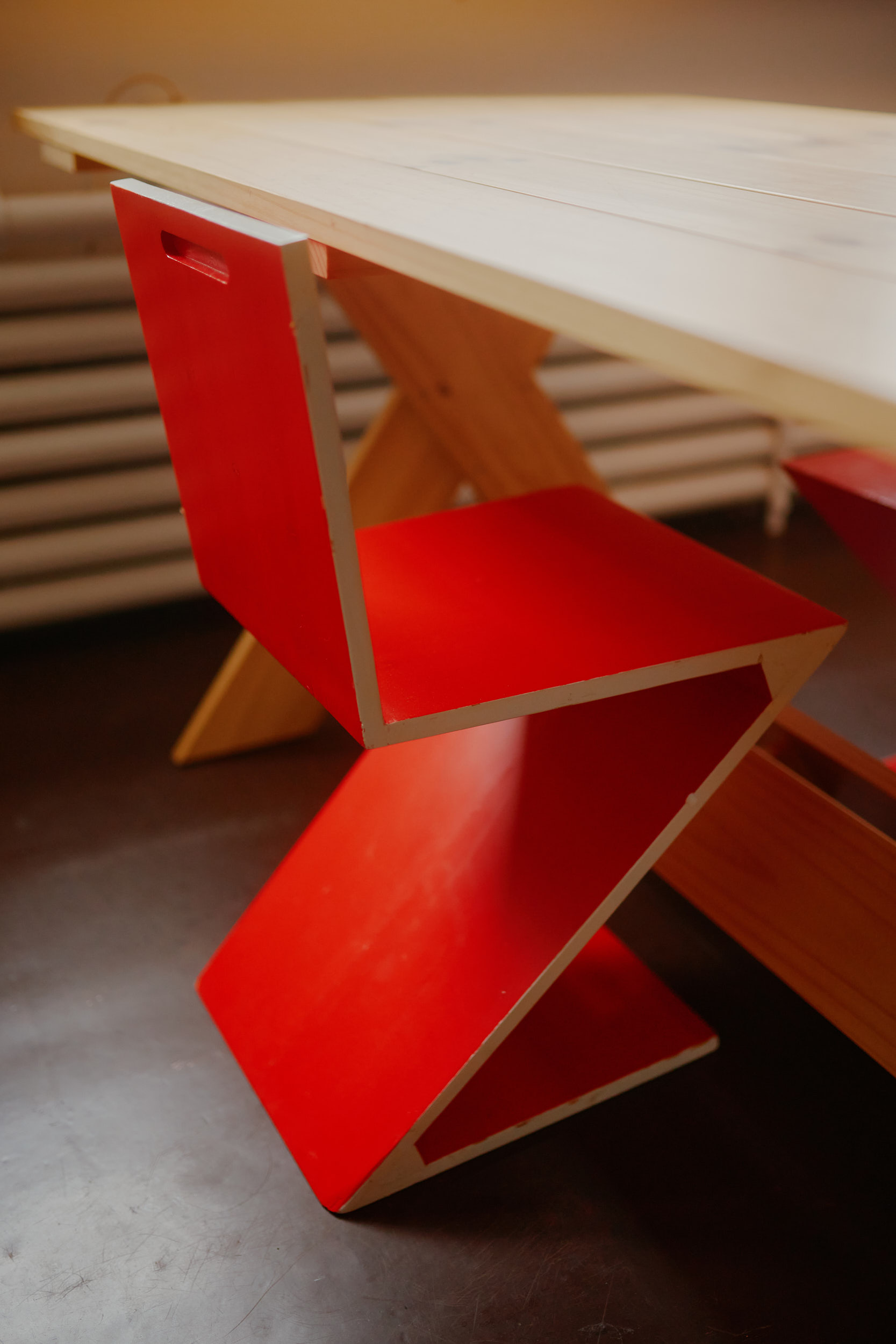 Modernist design elements in Rietveld Schröder House – architectural photography by David Altrath
