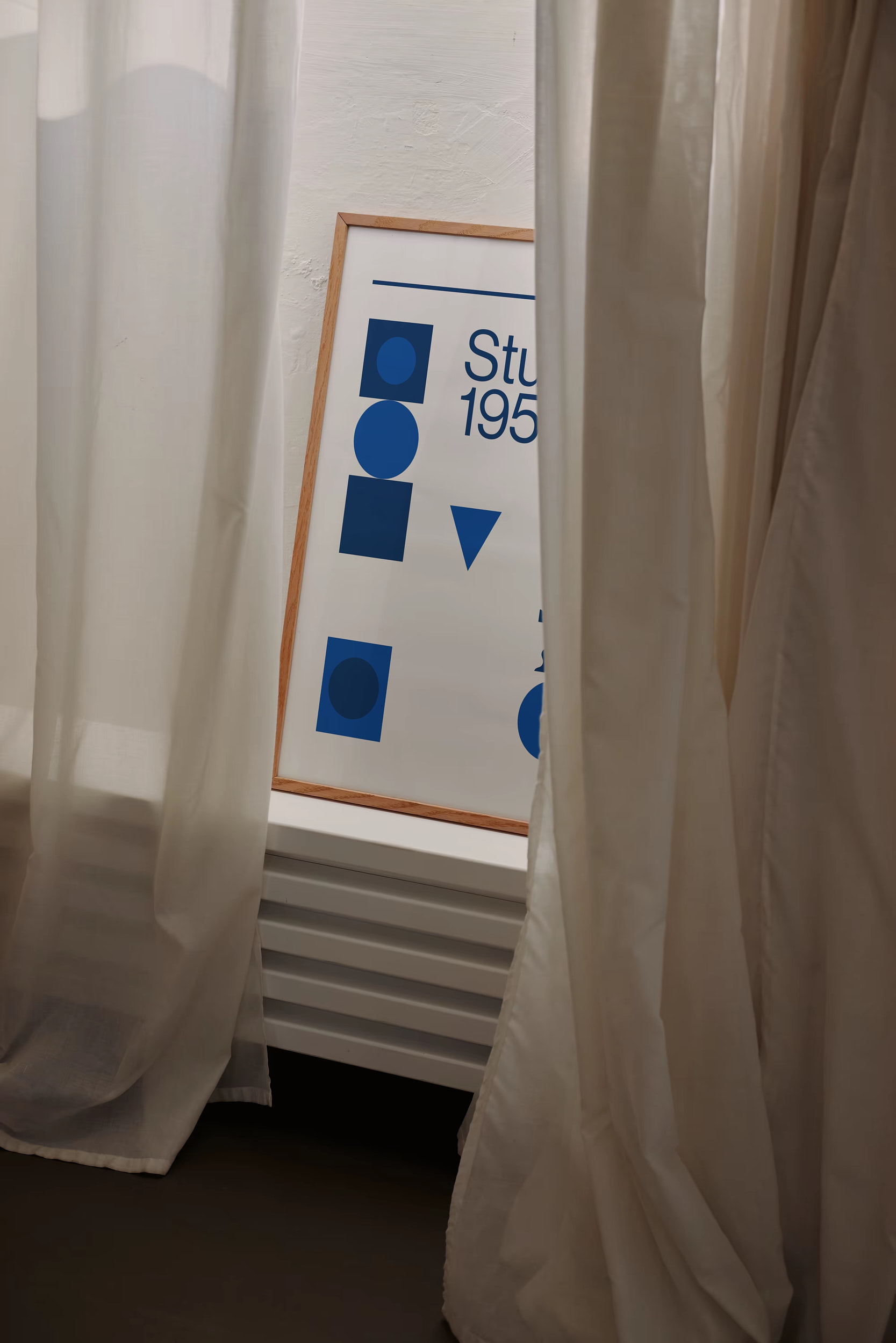 High-end still life photography of digital poster mockups, created in Hamburg.