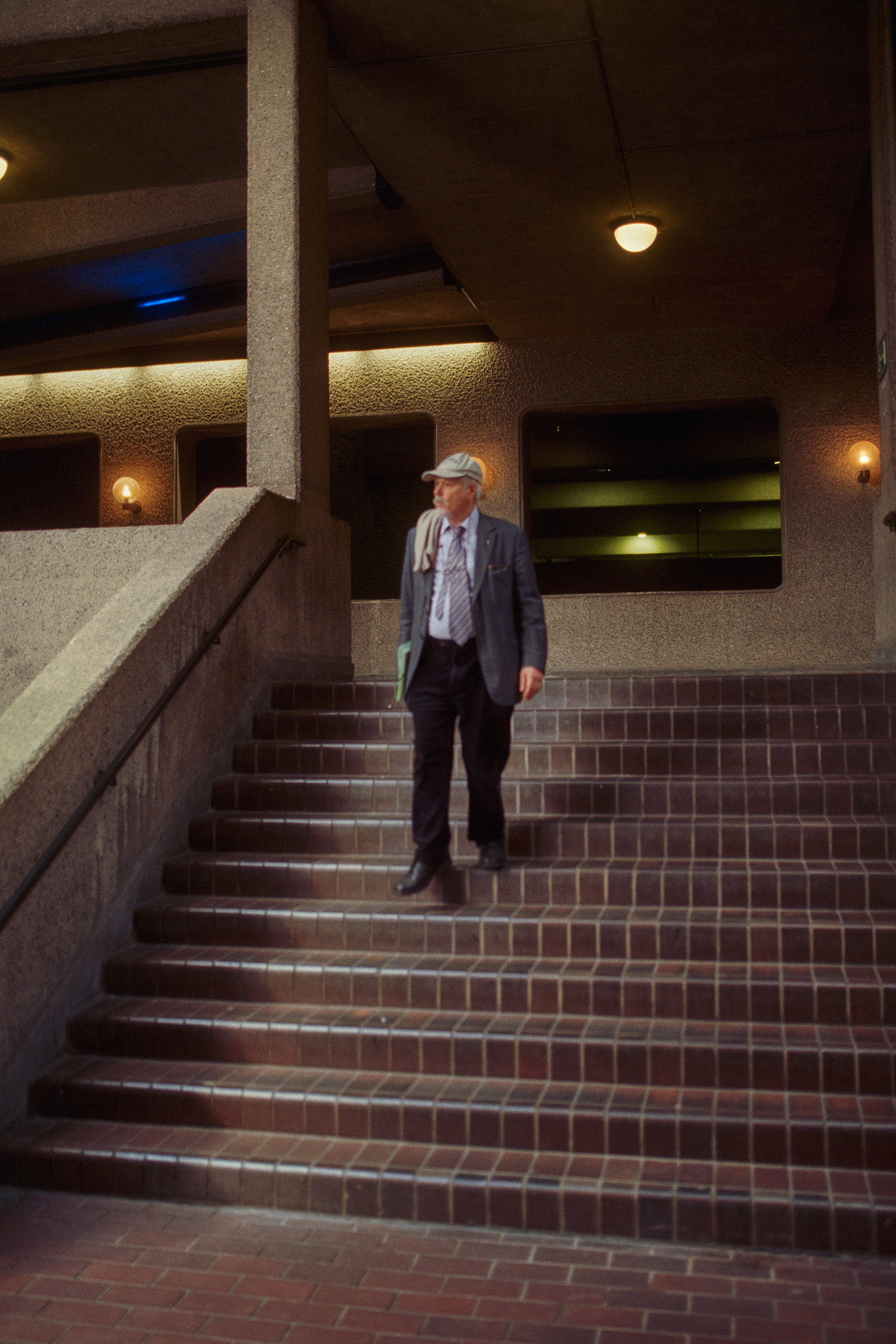 A quiet moment within the Barbican complex seen by architectural photographer David Altrath.