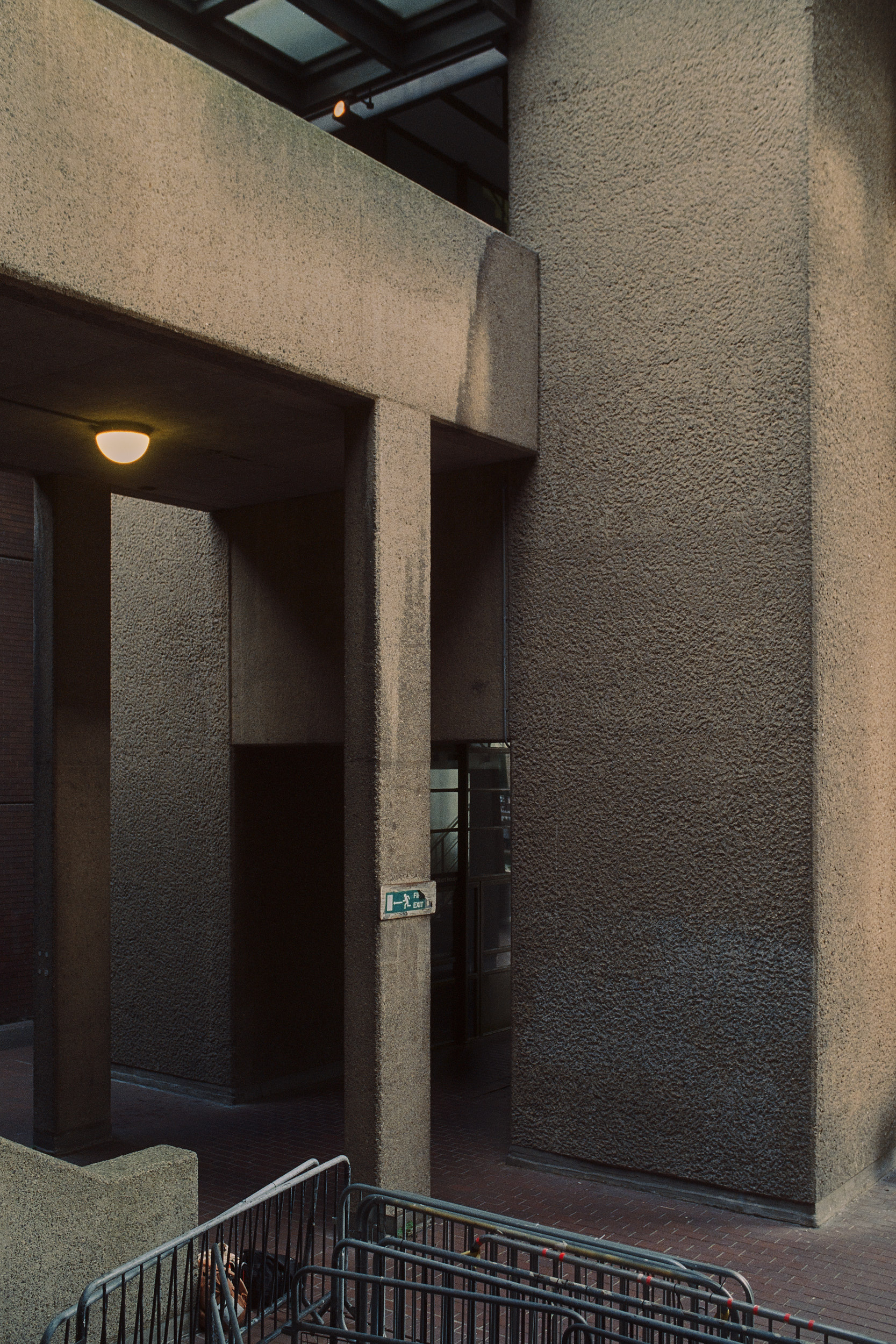 Architectural rhythm of the Barbican’s terraces captured by David Altrath.