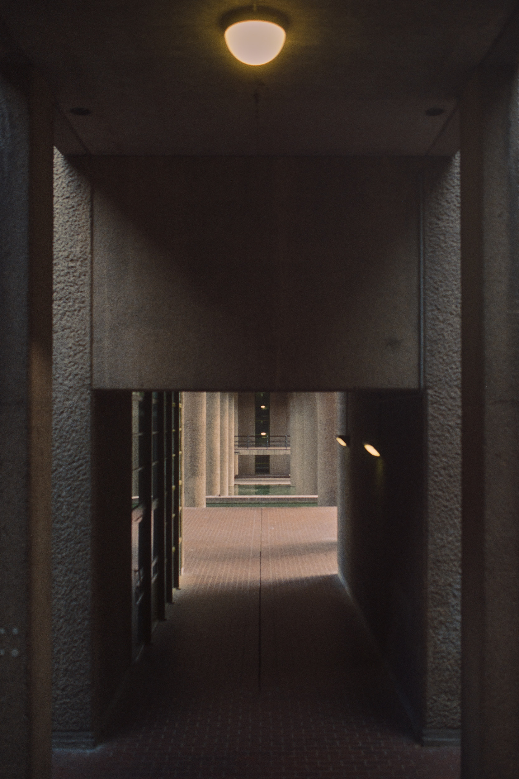 Textures of concrete architecture at the Barbican photographed by David Altrath.
