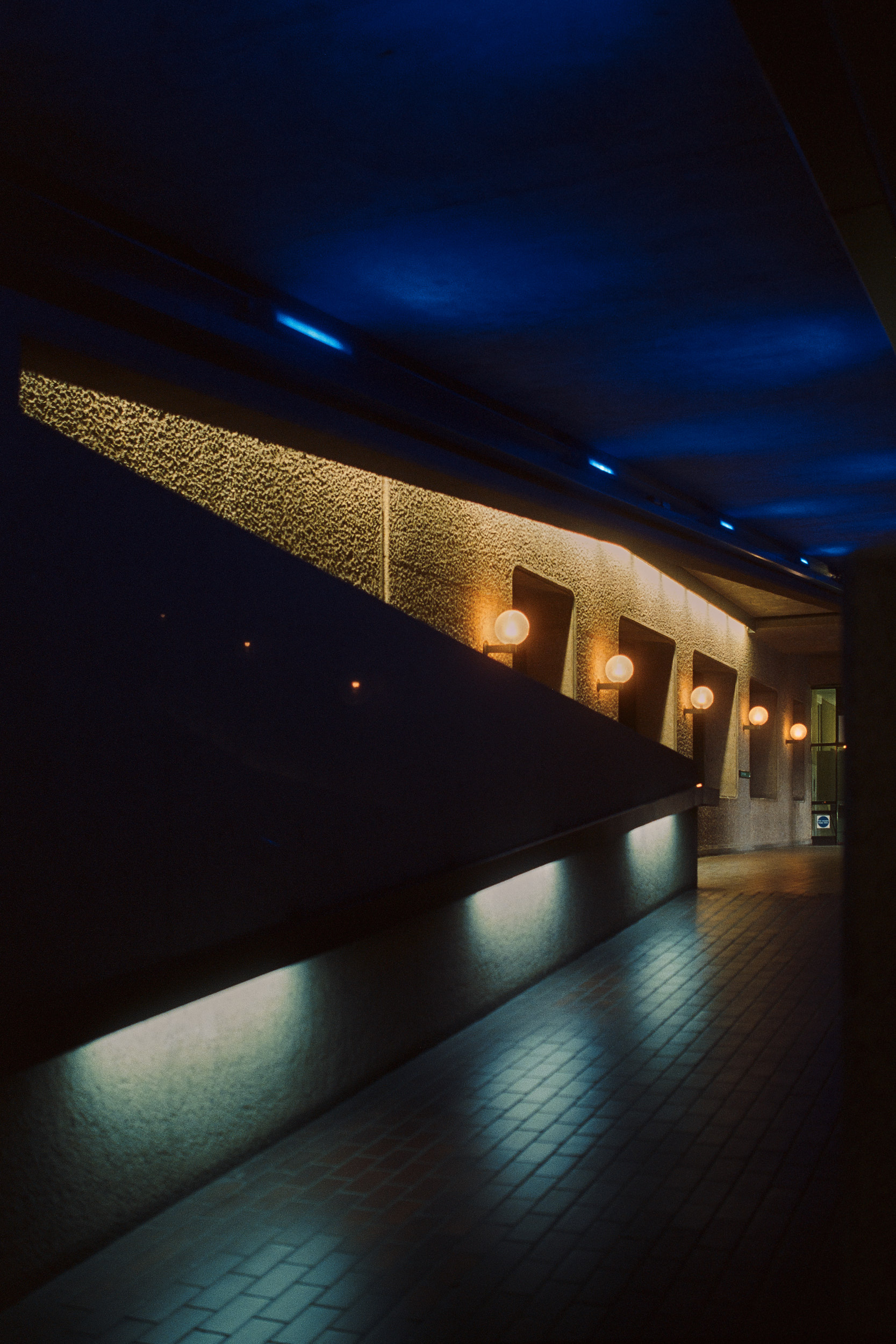 Play of light and concrete at the Barbican captured by Hamburg architectural photographer David Altrath.