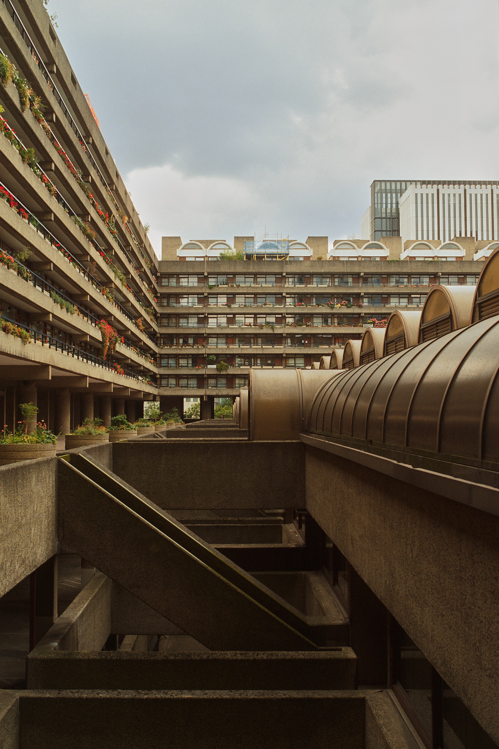 Geometrische Formen des Barbican, dokumentiert durch David Altrath.
