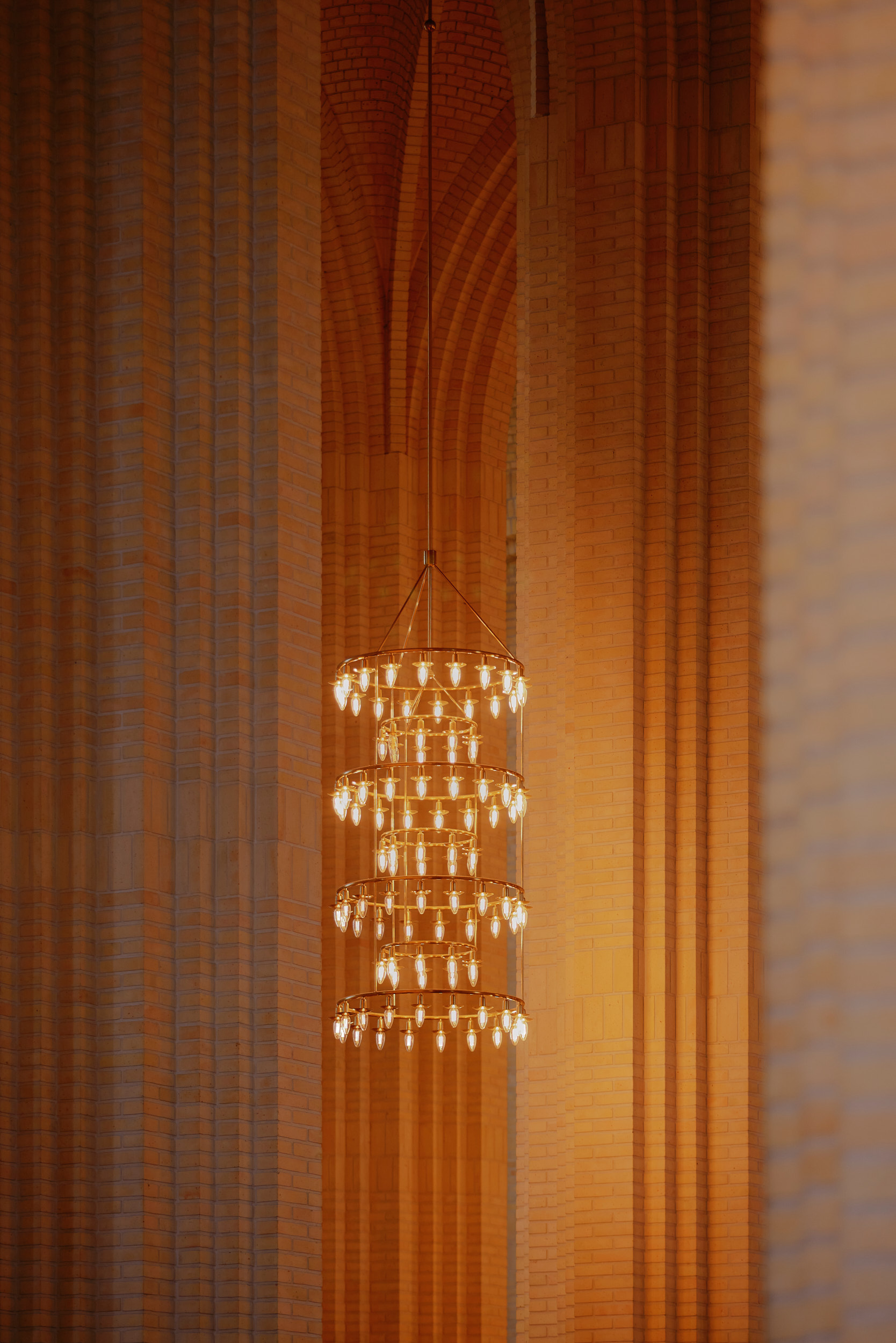 Interior architecture of Grundtvig’s Church captured with a calm, measured approach