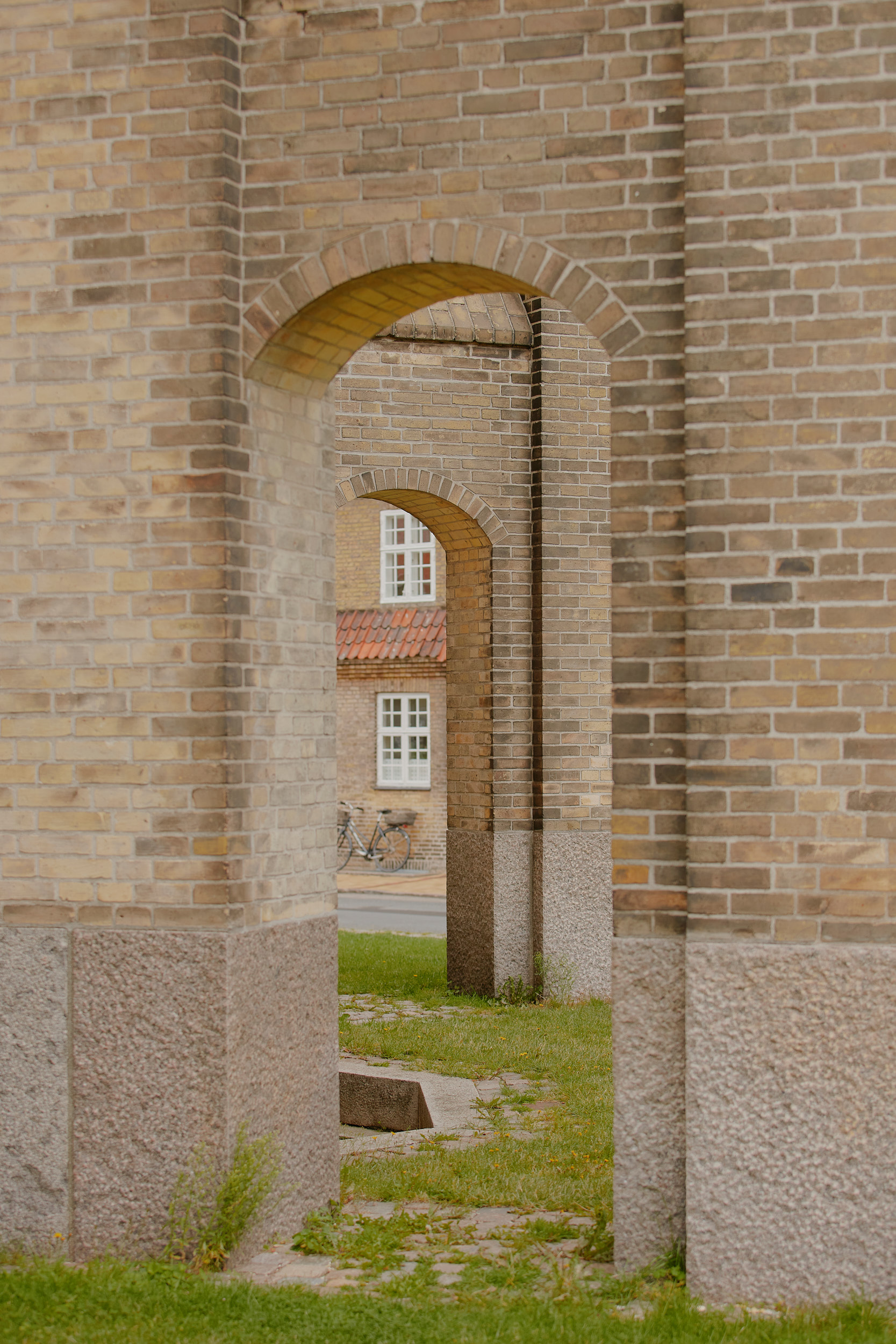 Grundtvig’s Church as an expressionist landmark photographed in Copenhagen