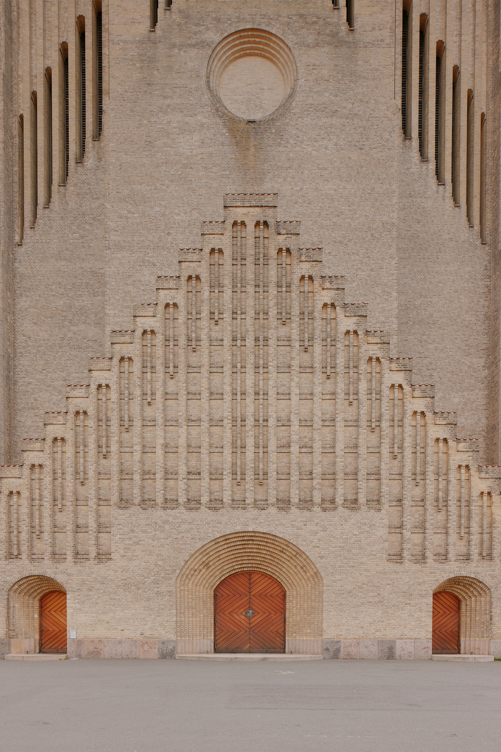 Grundtvig’s Church in Copenhagen photographed as an architecture of order and stillness