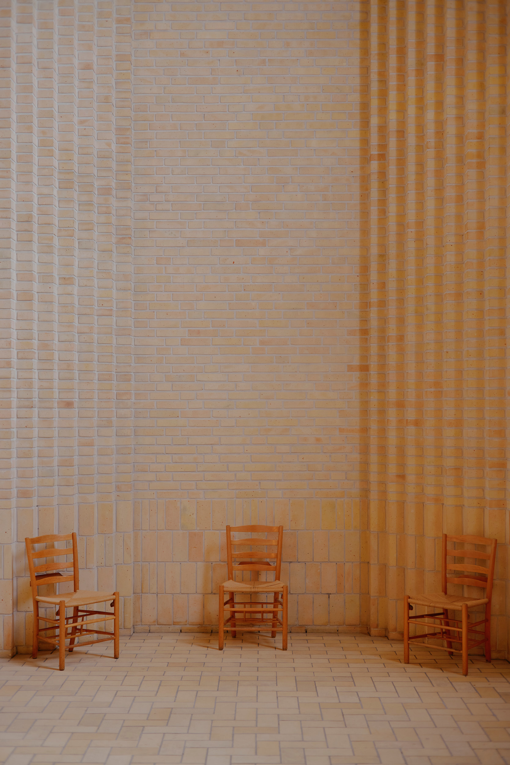 Interior vaults of Grundtvig’s Church explored through light and structure