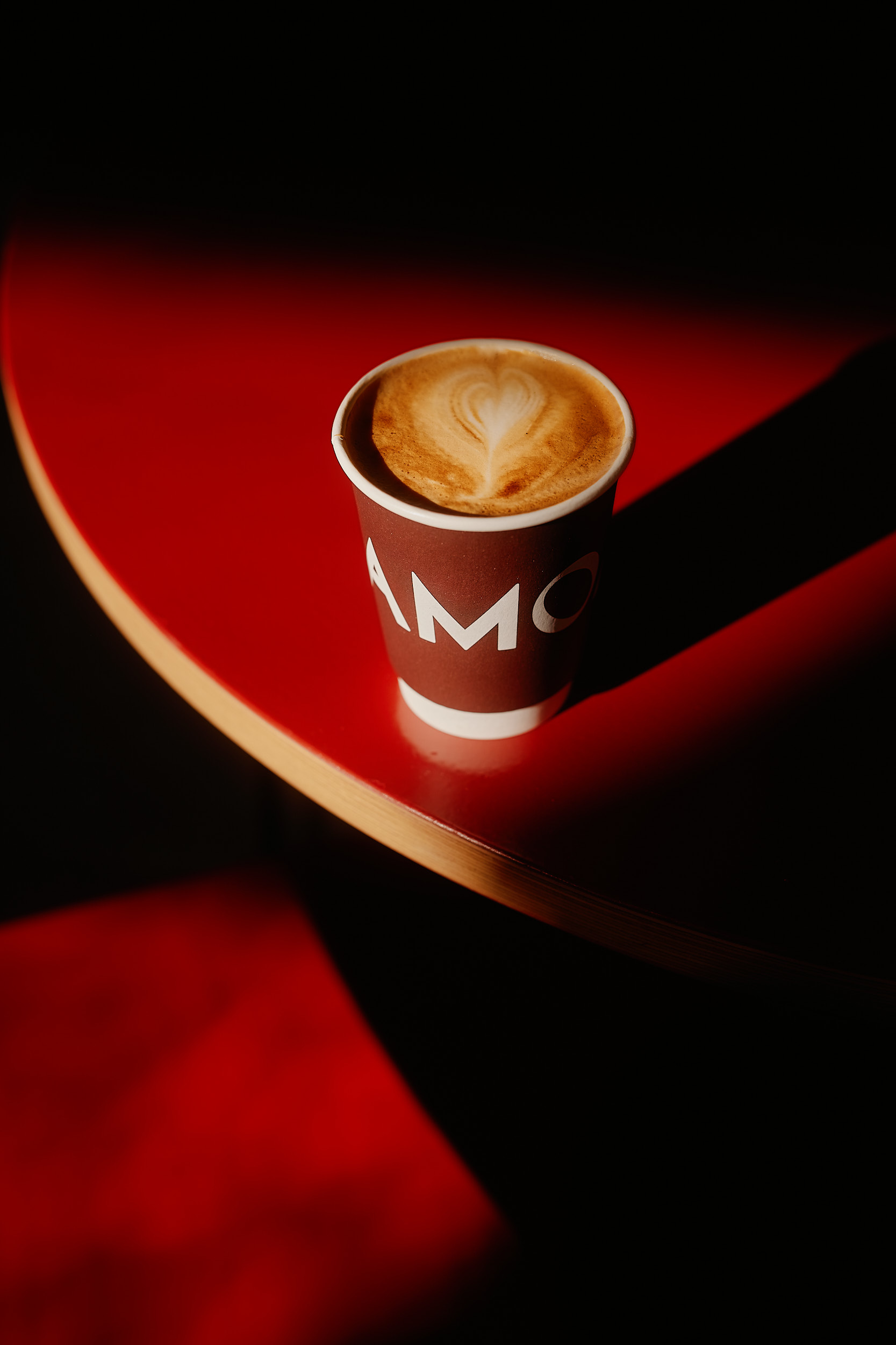 Café interior photography in Hamburg with focus on light and atmosphere