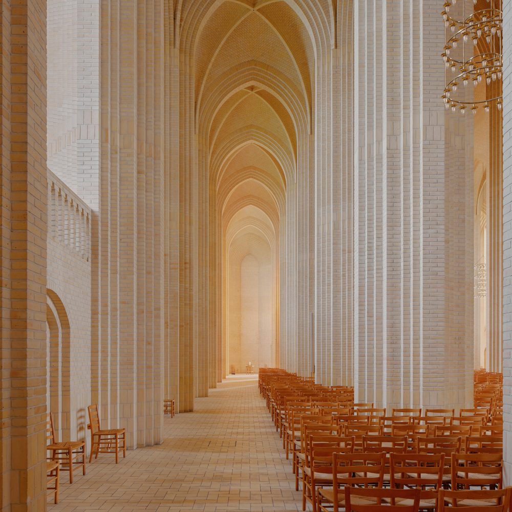 Grundtvigs Kirke Fine Art Print