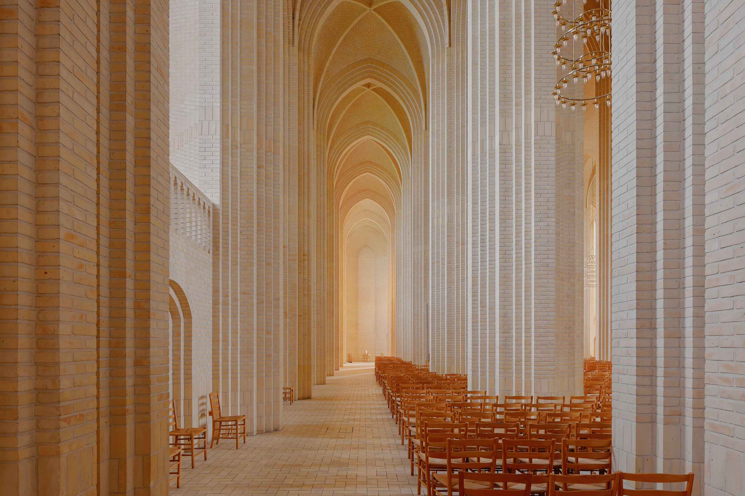 Grundtvigs Kirke Fine Art Print