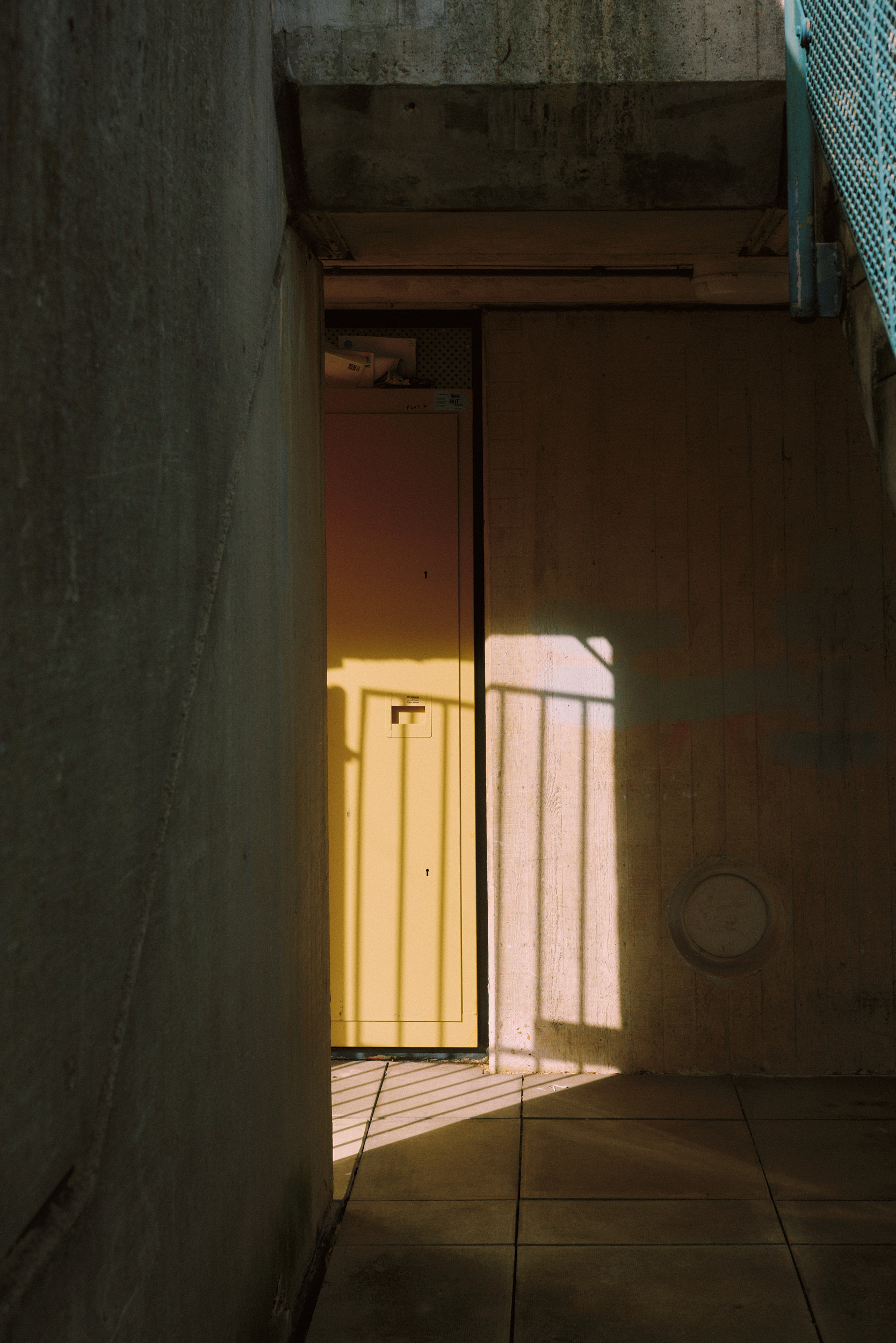 Licht und Schatten auf den Terrassen des Alexandra Road Park
