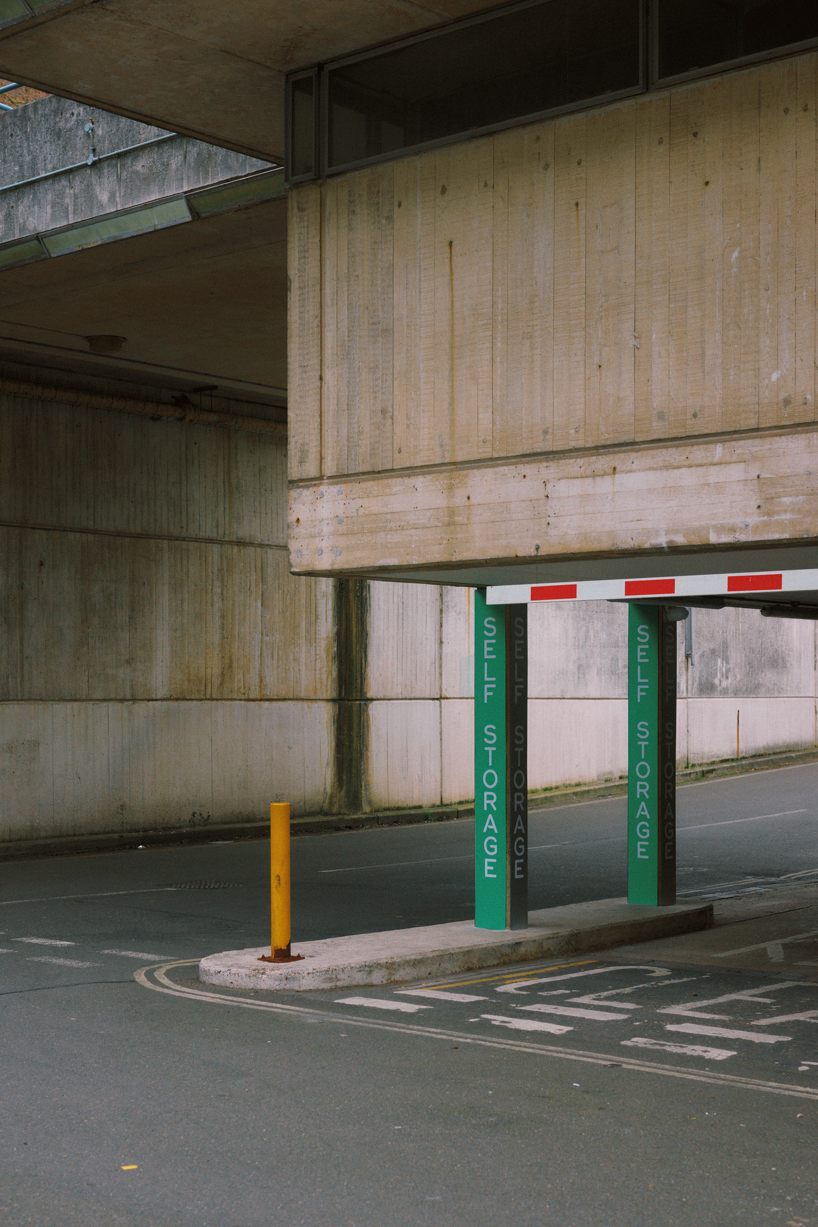 Brutalistische Wohnanlage Alexandra Road Estate im natürlichen Licht