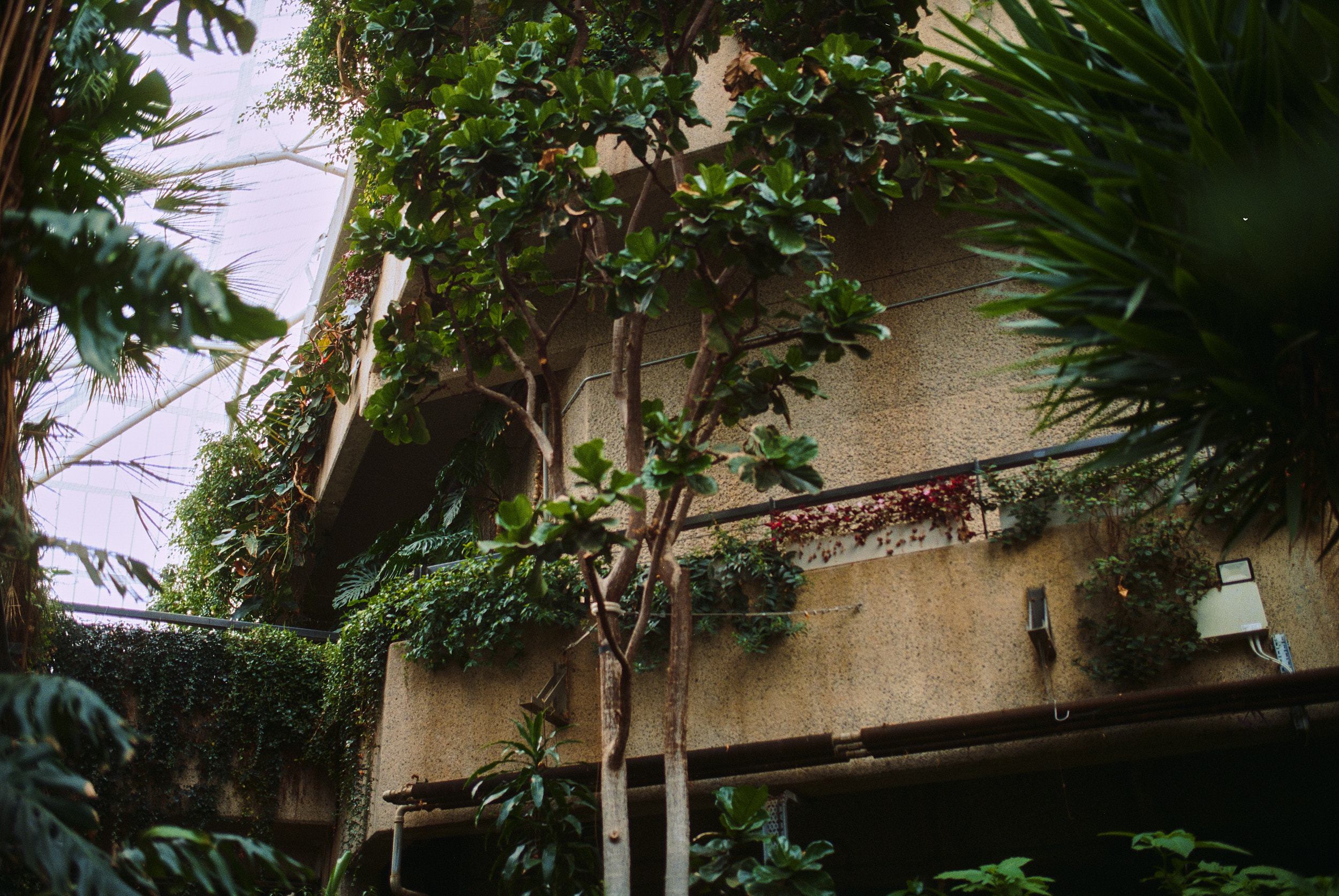 Brutalist material palette detail London