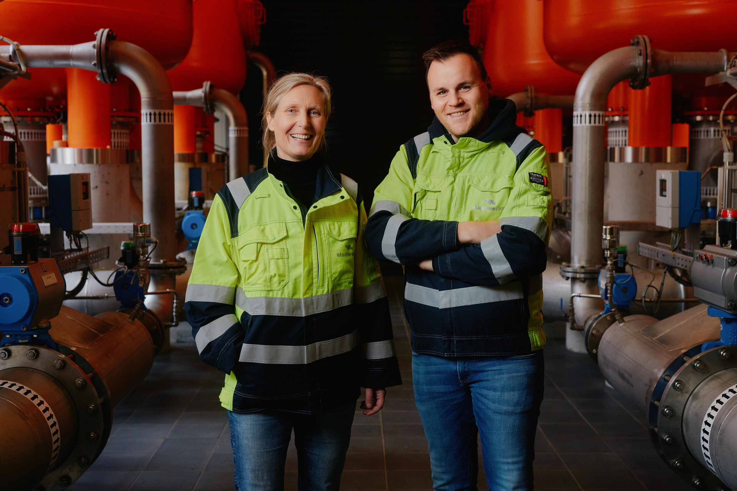 Employer branding portrait for utility company launch campaign