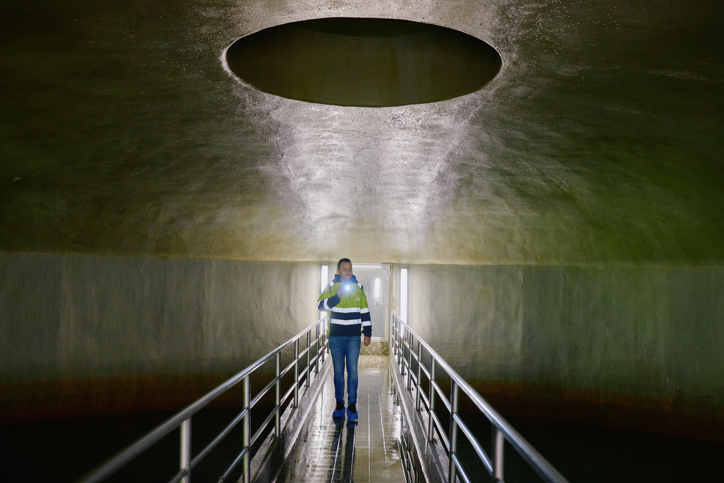 Corporate Kampagnenbild mit Teammitglied der stadtwerker Marke