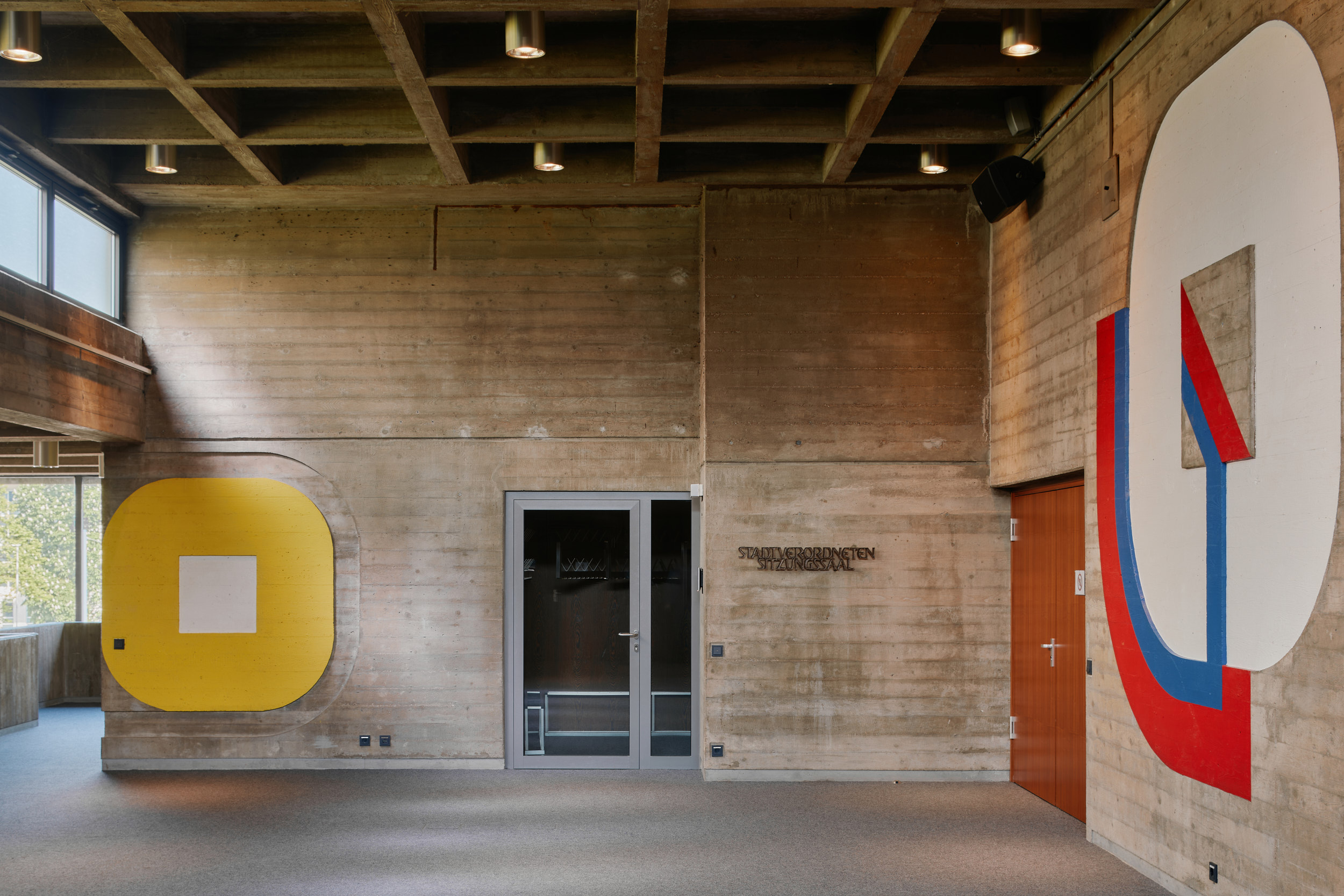 Minimal architectural image of Offenbach City Hall by David Altrath.