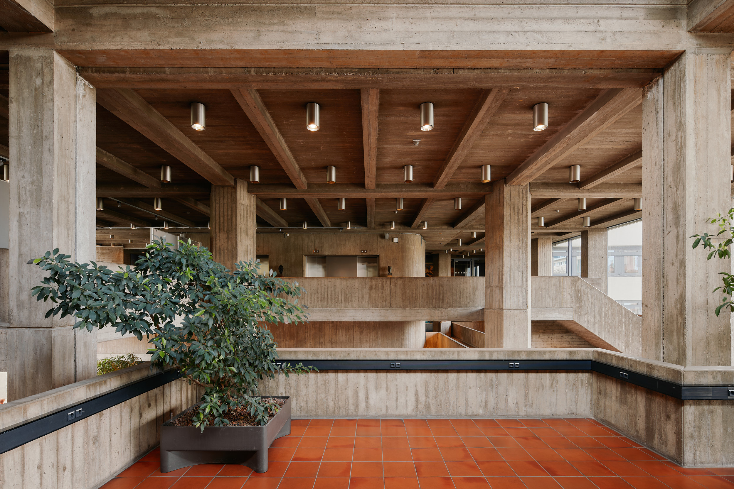 David Altrath photographs brutalist public architecture in Germany.