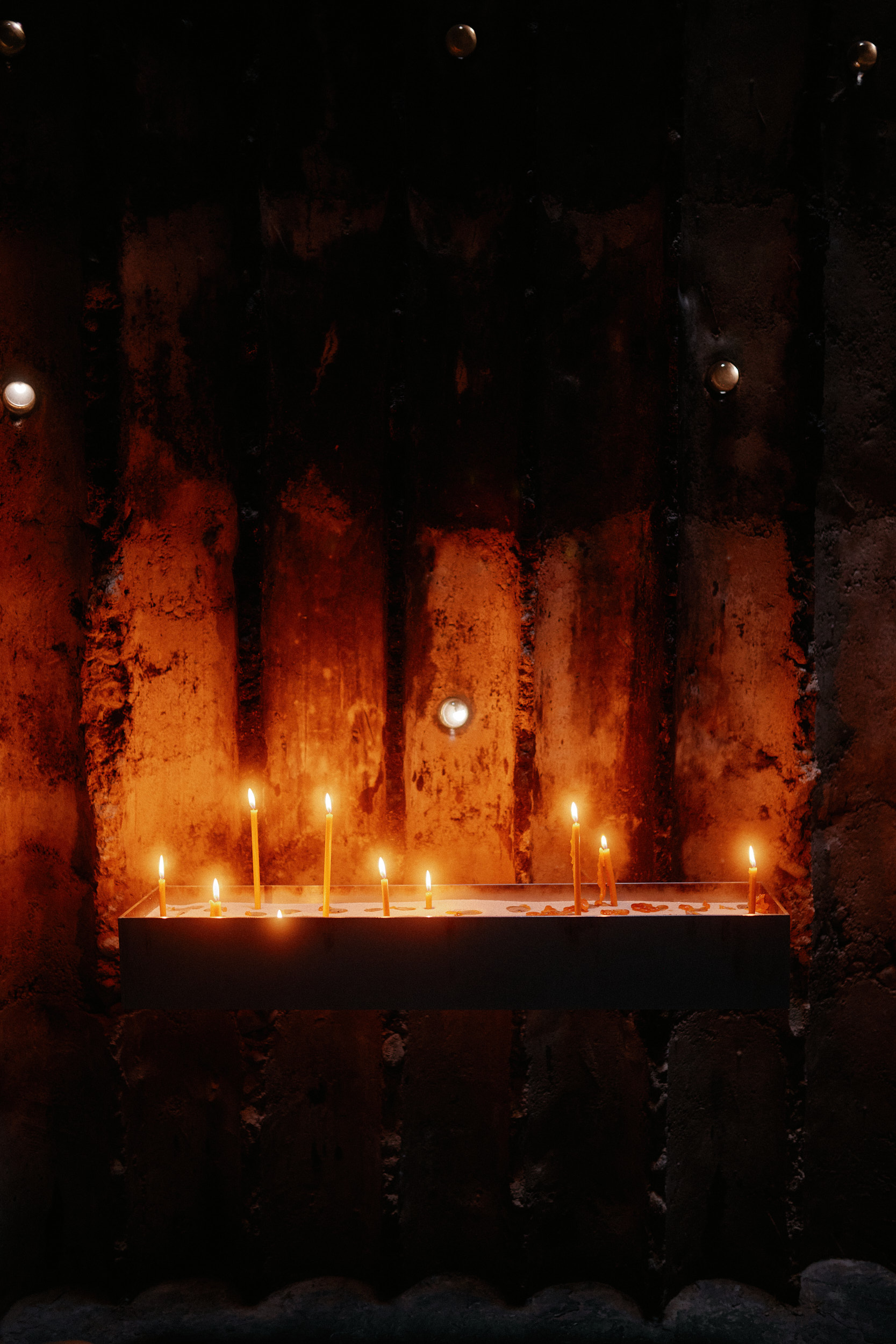 Atmospheric interior architecture of the Bruder Klaus Field Chapel