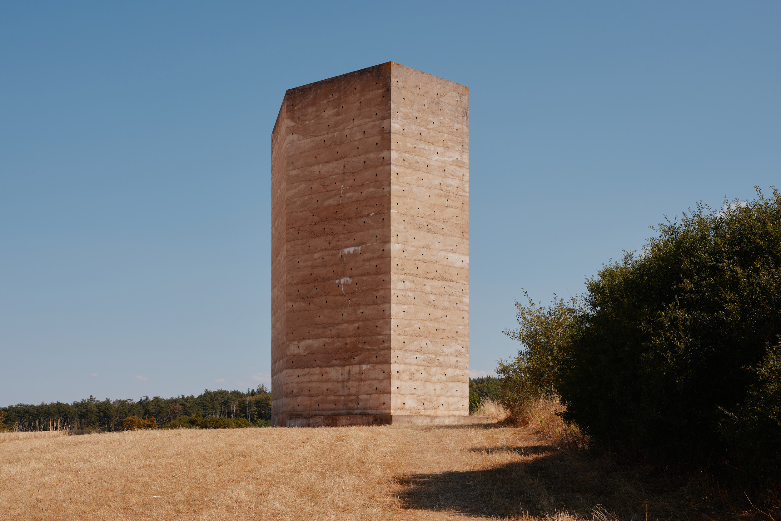 Außenansicht der Bruder Klaus Kapelle in Mechernich